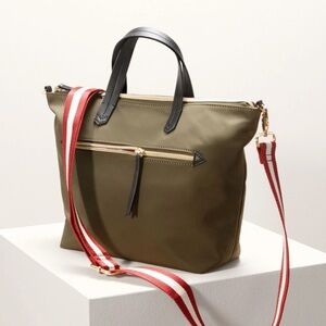 Stella & Dot Baby Boss Olive Tote with strap